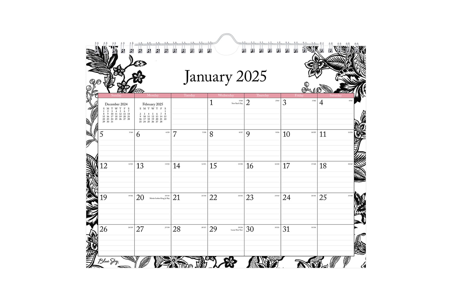 2024 monthly calendar analeis january 2025 - december 2025