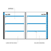 2026-2027 weekly spread featuring ample writing space, bullet points, to do-list.
