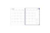 The January 2025 - December 2025 monthly spread features ample lined writing space for each day, lined notes section, reference months, and monthly to easily navigate throughout your planner
