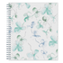 2027 blue sky planner floral front cover in 8x10 size with twin wire o binding
