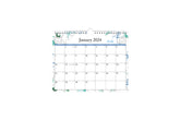 January 2024 to December 2024 monthly wall calendar in this perfect 11x8.75 size with ample blank writing space