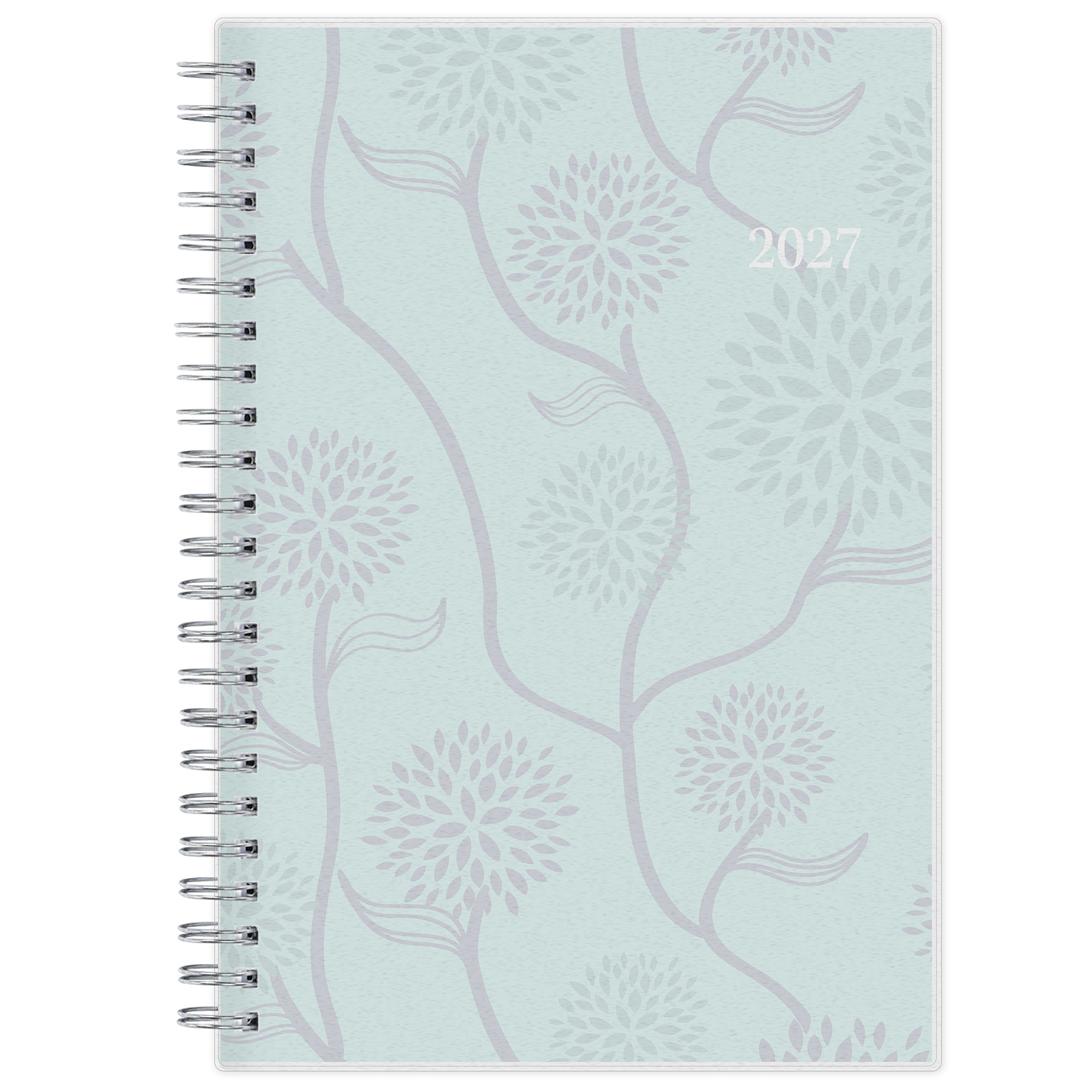 January 2027 - December 2027 floral front cover in 5x8 size