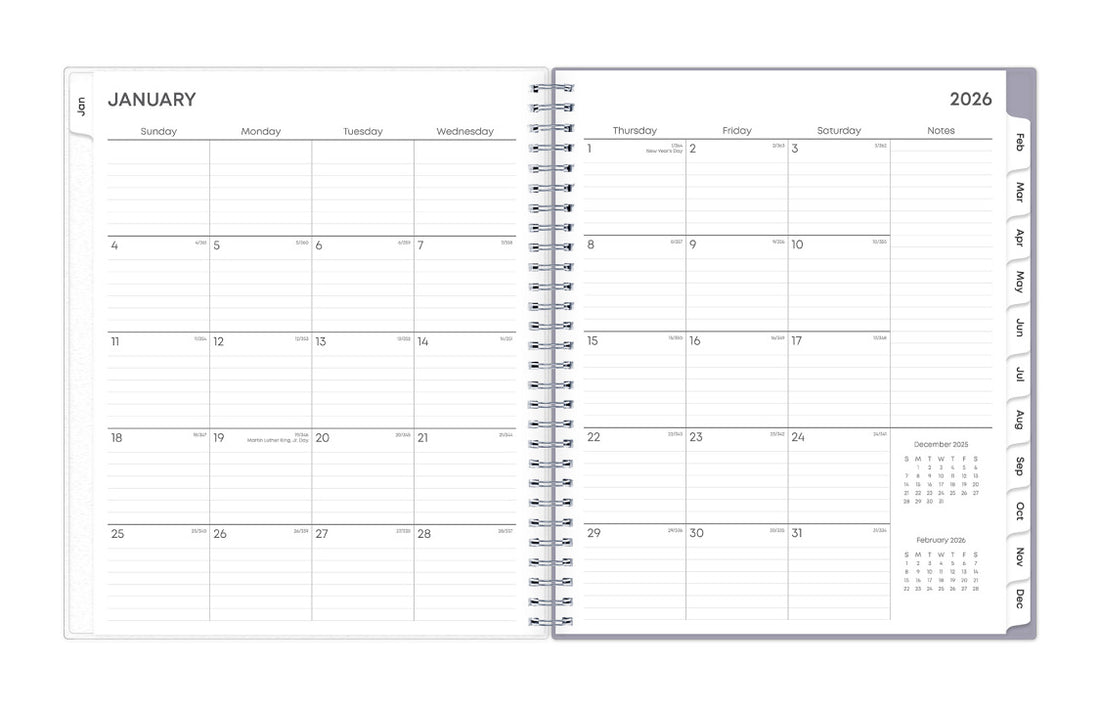 Rue Du Flore 2026 Weekly Monthly 8x10 Planning Calendar