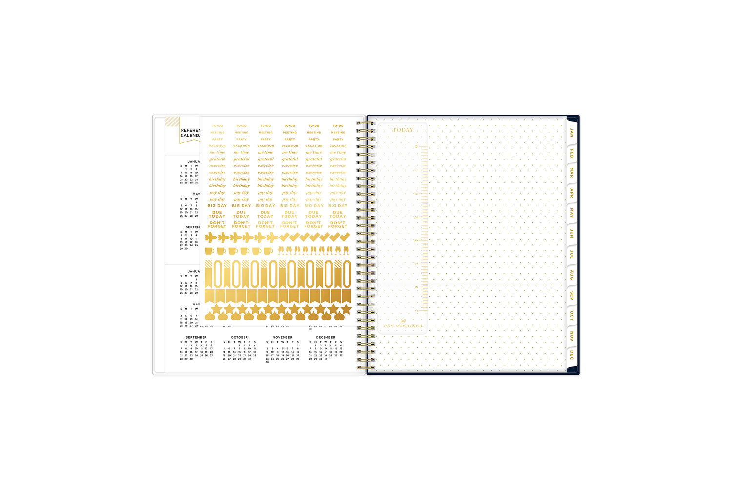 stickers ruler pocket