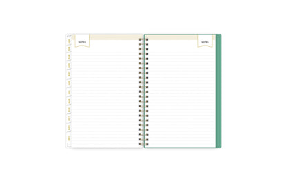Peyton White 2024 Weekly Monthly 5x8 Day Designer for Blue Sky Planning Calendar