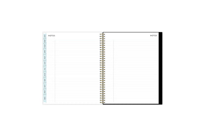 weekly monthly planner featuring ample lined writing space