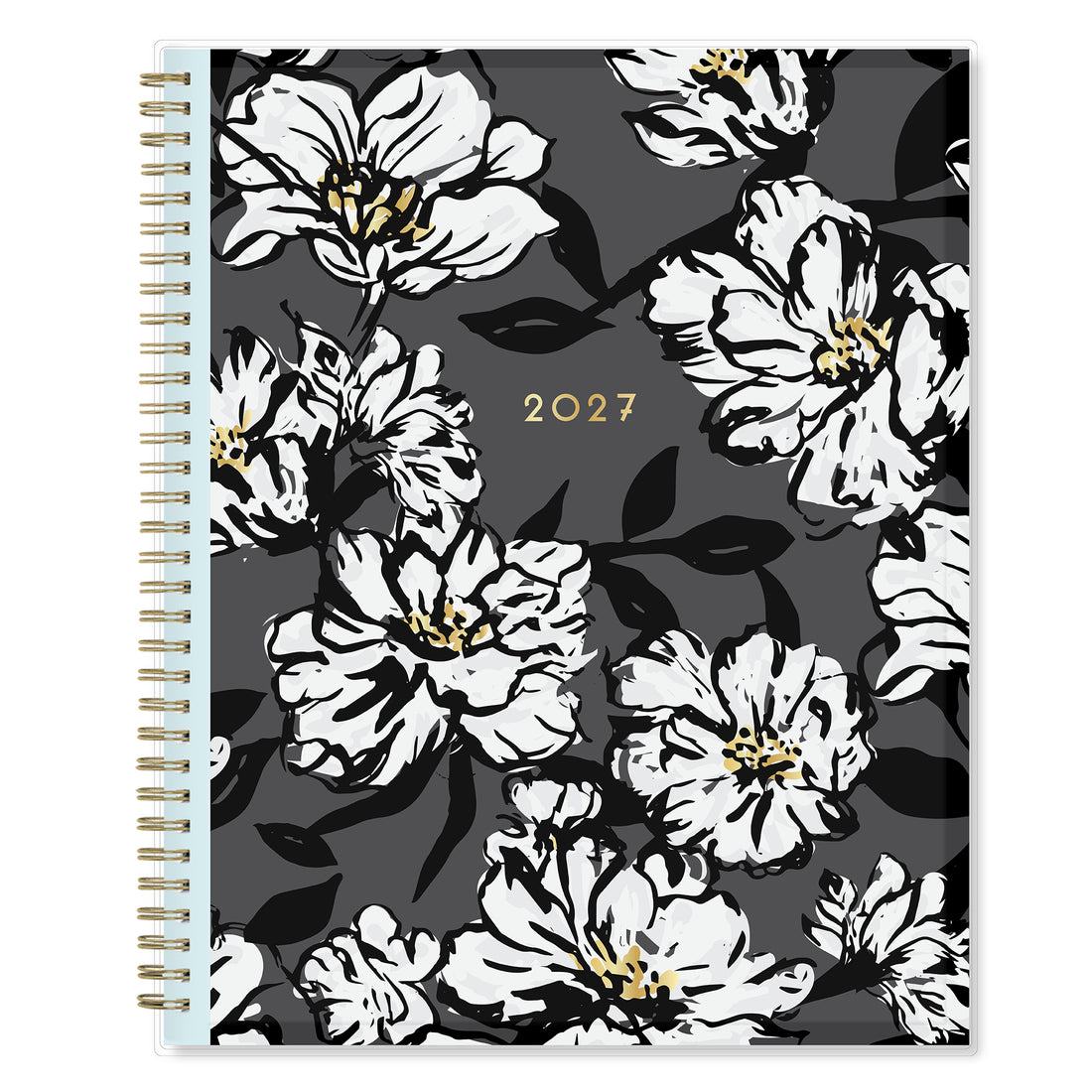 Baccara Dark 2027 Weekly Monthly 8.5x11 Planning Calendar