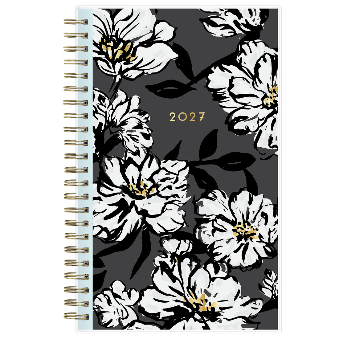 Baccara Dark 2027 Weekly Monthly 5x8 Planning Calendar