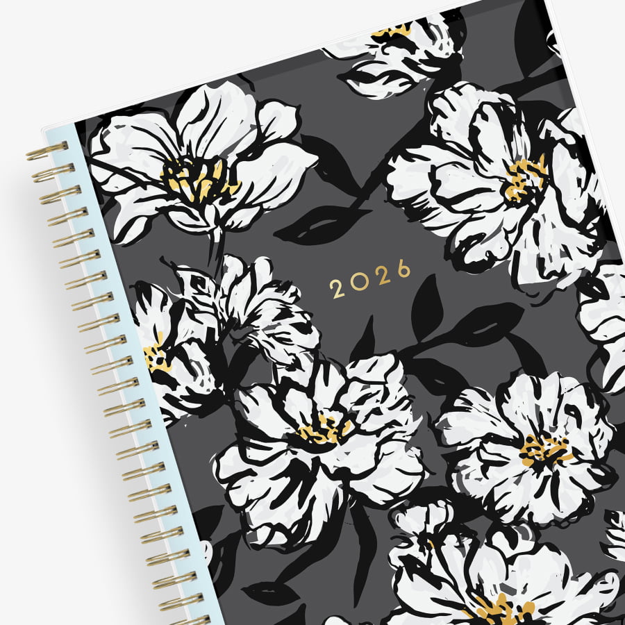 Baccara Dark 2026 Monthly 8x10 Planning Calendar