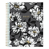 2027 blue sky planner featuring floral front cover in 8x10 size
