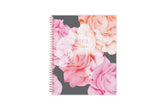 Take planning to the next level with this 2024 weekly monthly planner from Blue Sky featuring a cover with beautiful roses in shades of pink, rose gold twin wire-o binding in 8.5x11 planner size, and flexible front cover.