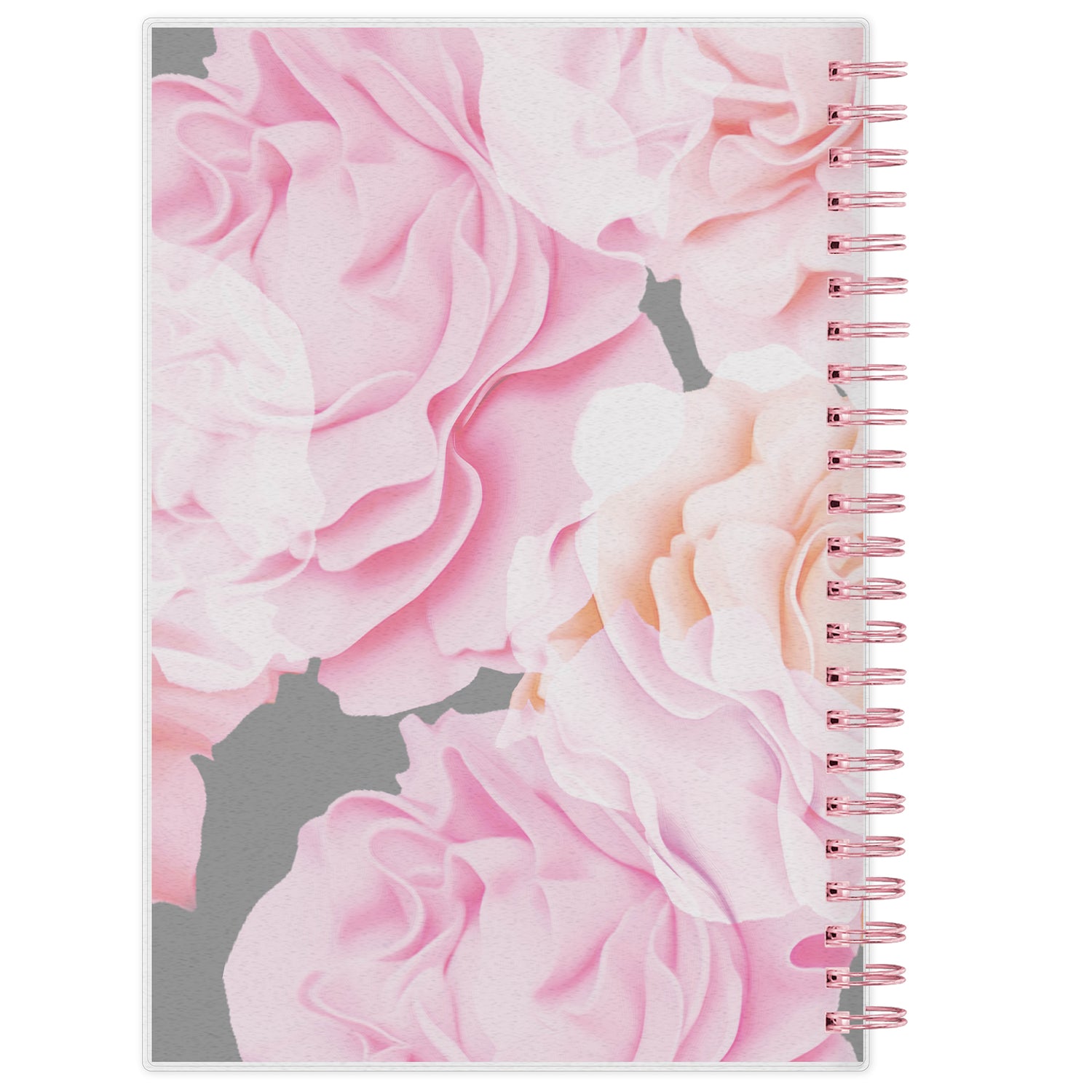 Take planning to the next level with this 2026 weekly monthly planner from Blue Sky featuring a cover with beautiful roses in shades of pink, rose gold twin wire-o binding in 5x8 planner size, and flexible front cover.