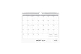 Experience this January 2024 - December 2024 clean geometric monthly wall calendar featuring reference months and ample lined writing space for each day