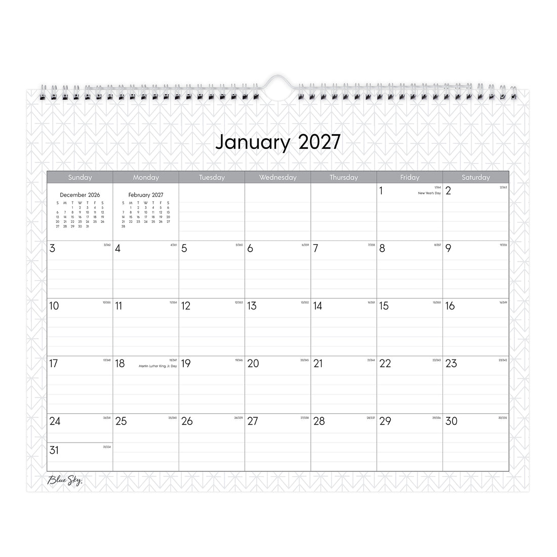 Enterprise 2027 Wall Calendar 15x12