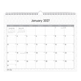 january 2027 - december 2028 wall calendar with professional background