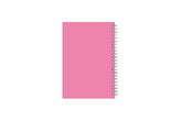 weekly monthly academic school planner featuring twin wire-o binding and a pink back cover in 5x8 planner size