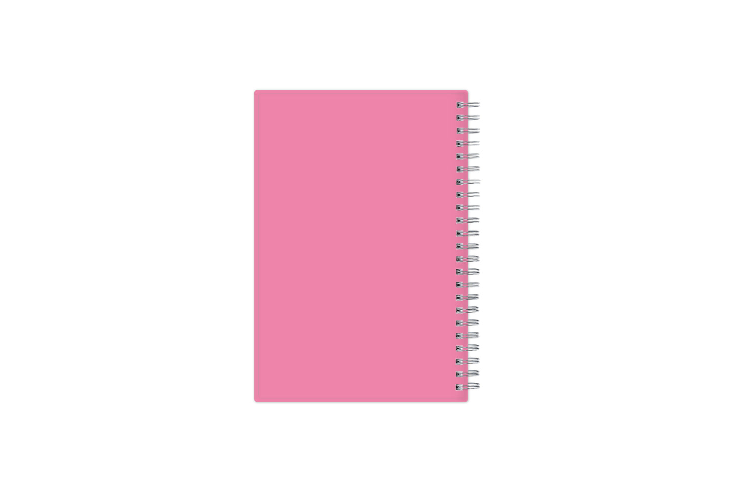 weekly monthly academic school planner featuring twin wire-o binding and a pink back cover in 5x8 planner size