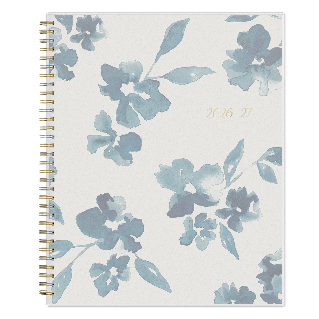 Bakah Blue 2026-2027 Weekly Monthly 8.5x11 Planning Calendar