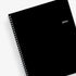 Bilingual January 2024 - December 2024 weekly monthly planner featuring a charcoal front cover design and silver twin wire-o binding 8.5x11 size Calendario De Planificacion.