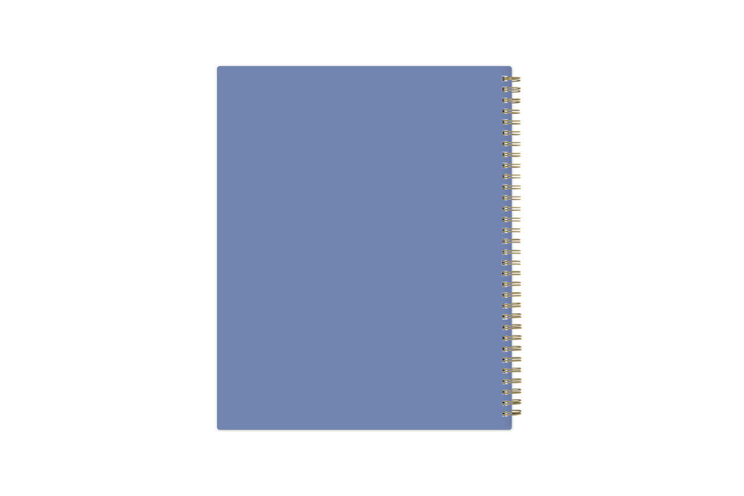 solid light blue background on 8.5x11 planner size