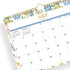 beautiful foilage and butterfly pattern with blank writing space for each boxed date, July 2025 - June 2026 in 11.875 size