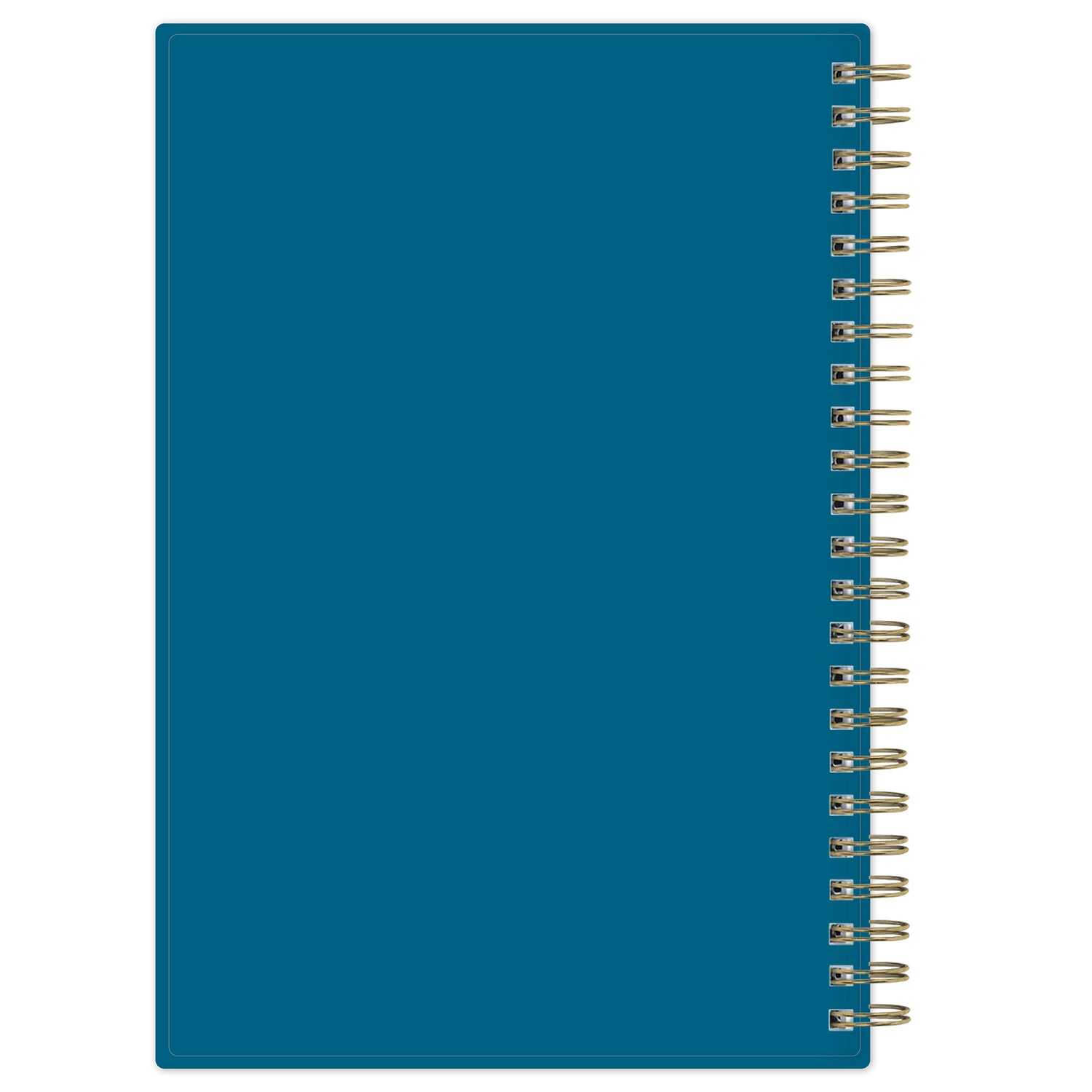 blue sky weekly monthly 2026 planner featuring blue water brushed florals and beige background cover