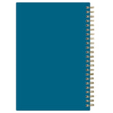 blue sky weekly monthly 2026 planner featuring blue water brushed florals and beige background cover