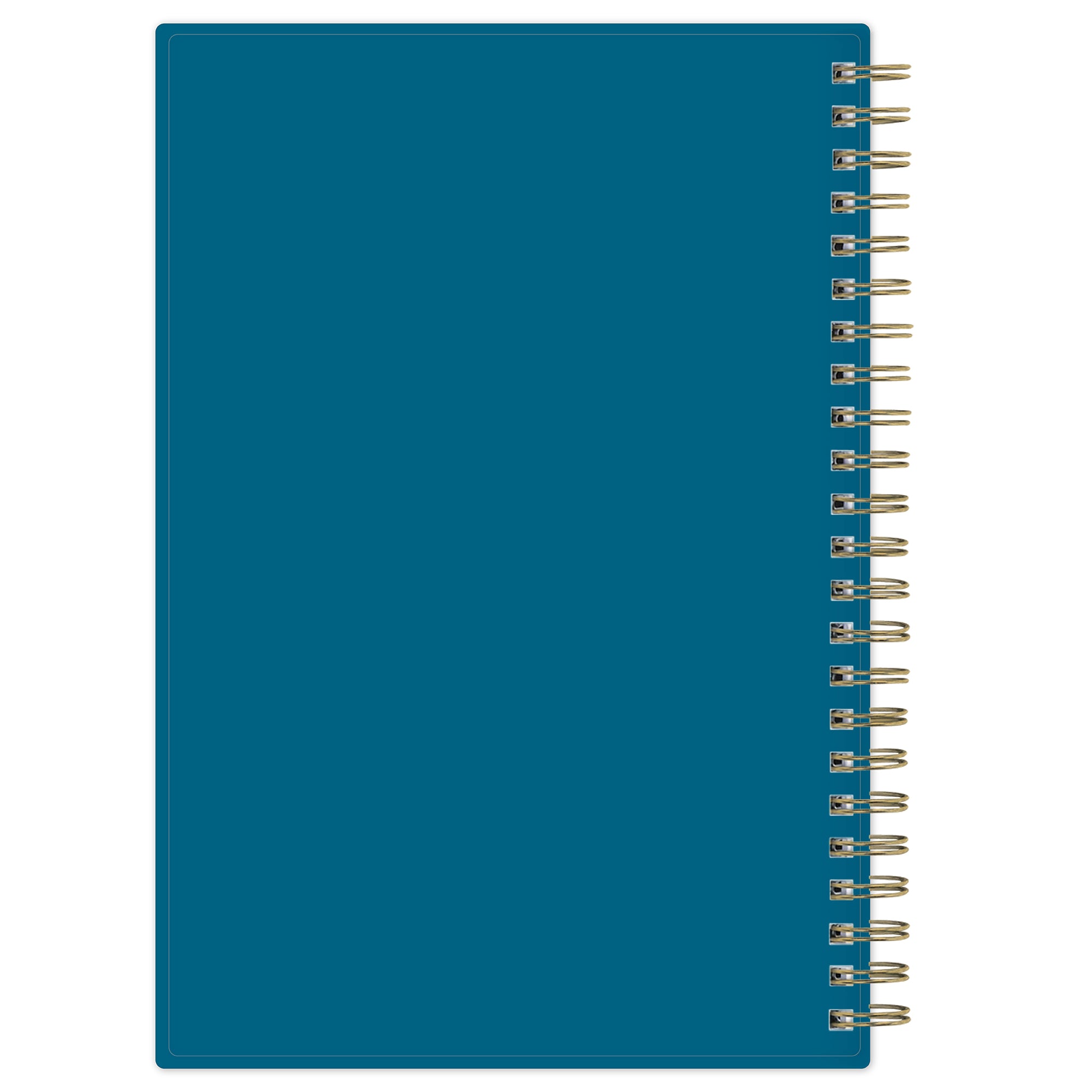 blue sky weekly monthly 2026 planner featuring blue water brushed florals and beige background cover