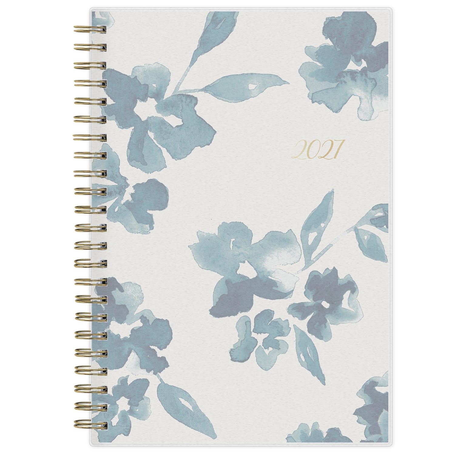 2027 floral front cover planner in 5x8 size