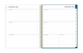 weekly view on this 2026 monthly weekly planner featuring ample lined writing space, weekly to do section, notes section, and blue monthly tabs