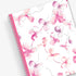 breast cancer awareness 2024 planner by blue sky featuring beautiful pink orchids and white background on the front cover in a 8.5x11 size