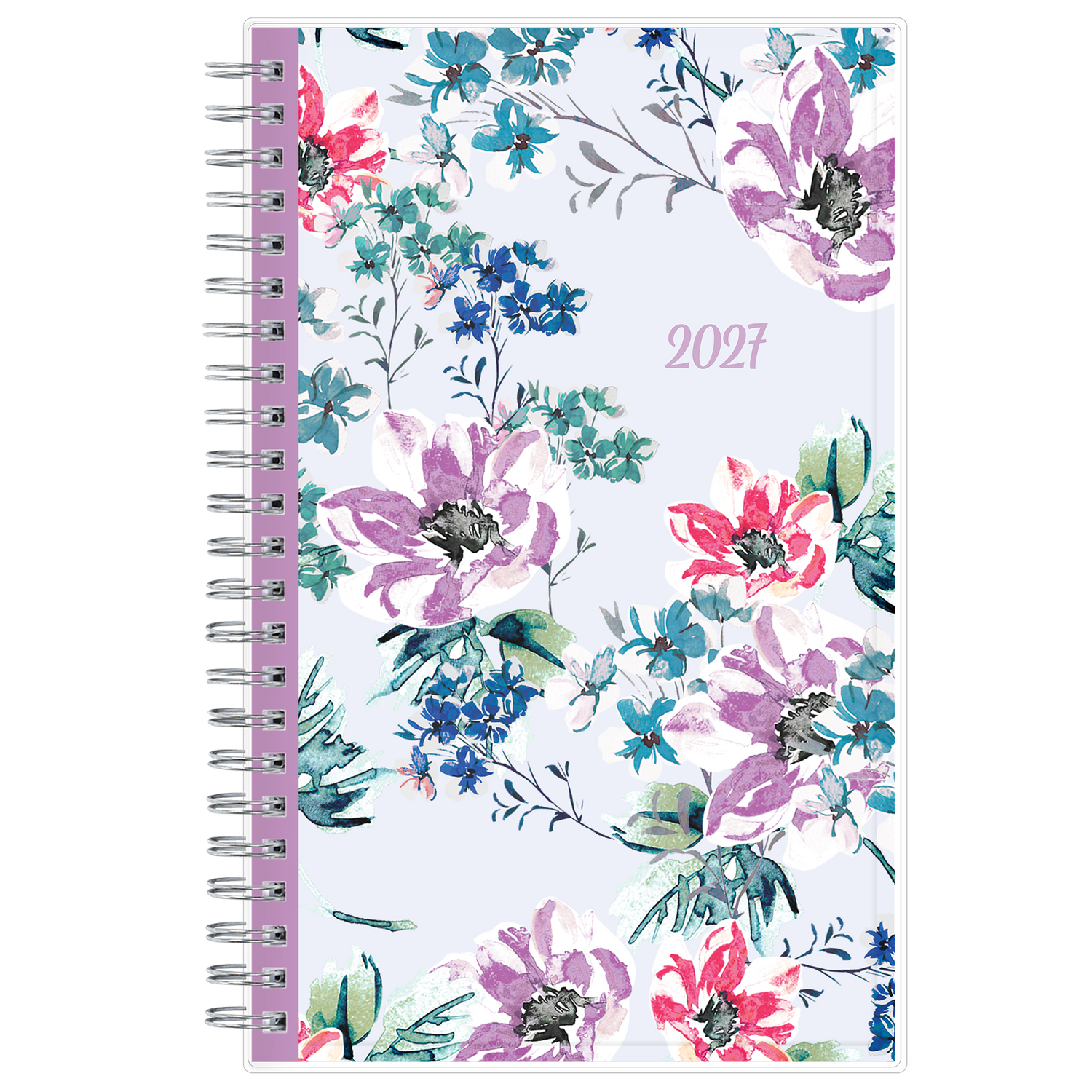 floral front cover for 2027 planner in 5x8 size