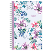 floral front cover for 2027 planner in 5x8 size