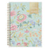 Floral patterned planner with 2026-2027 date range on a light blue background