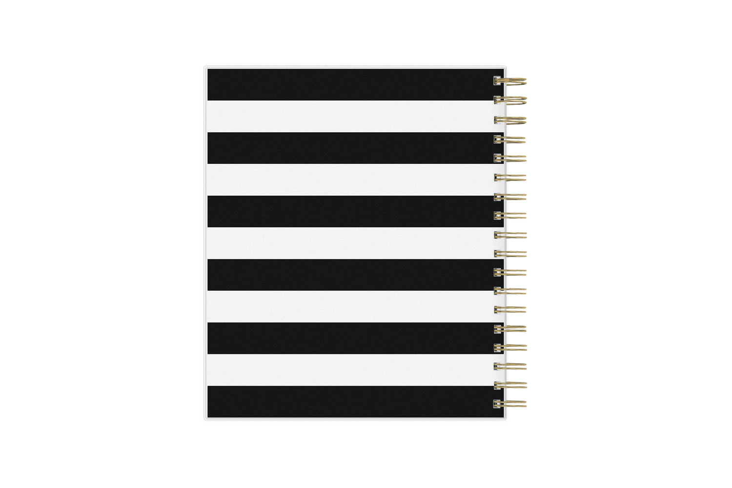  daily academic planner featuring black stripes back cover from Day designer for blue sky in a 8x10 planner size