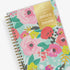 floral front cover on this 2025-2026 weekly monthly planner in 5x8 planner size