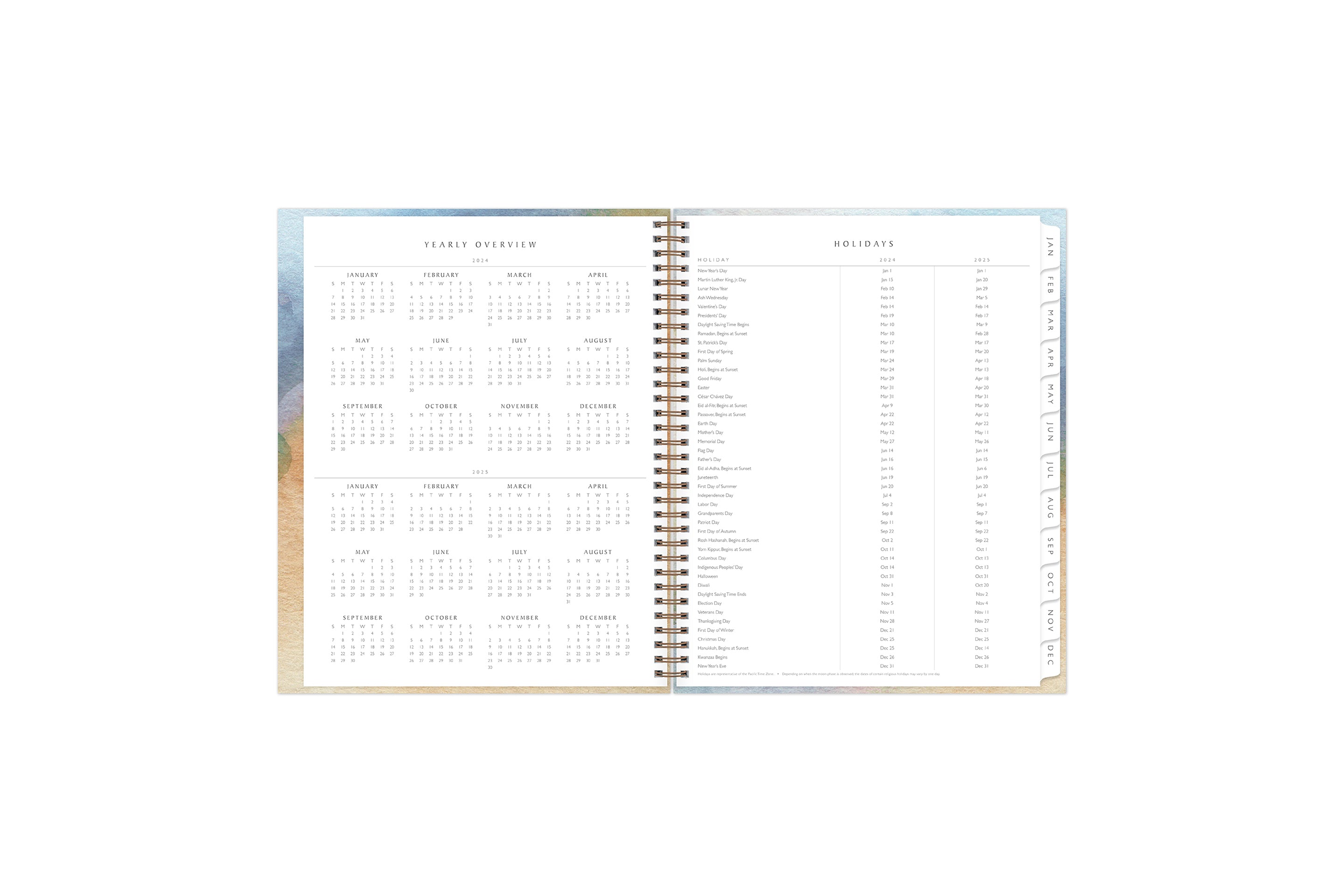 Featuring a 2024 planner from Blue Sky, this planner&