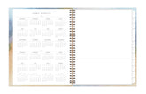 2026 and 2027 yearly overview calendar and storage pocket