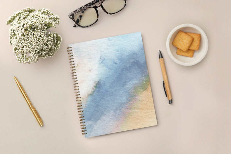 Andreo 2026 Weekly Planning Calendar 8.5x11 - Blue Sky Green Earth