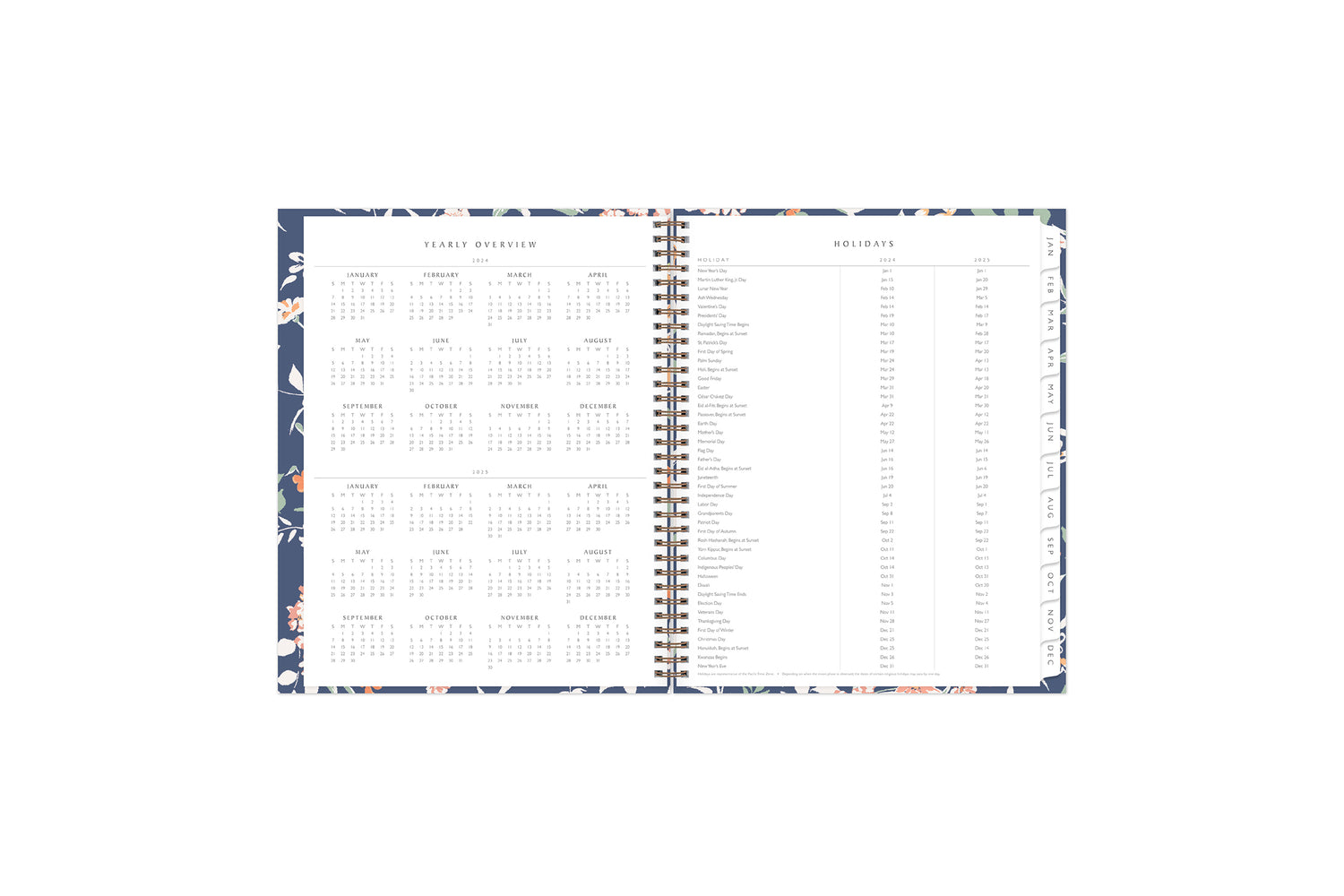Effie 2024 Weekly Planning Calendar 8.5x11