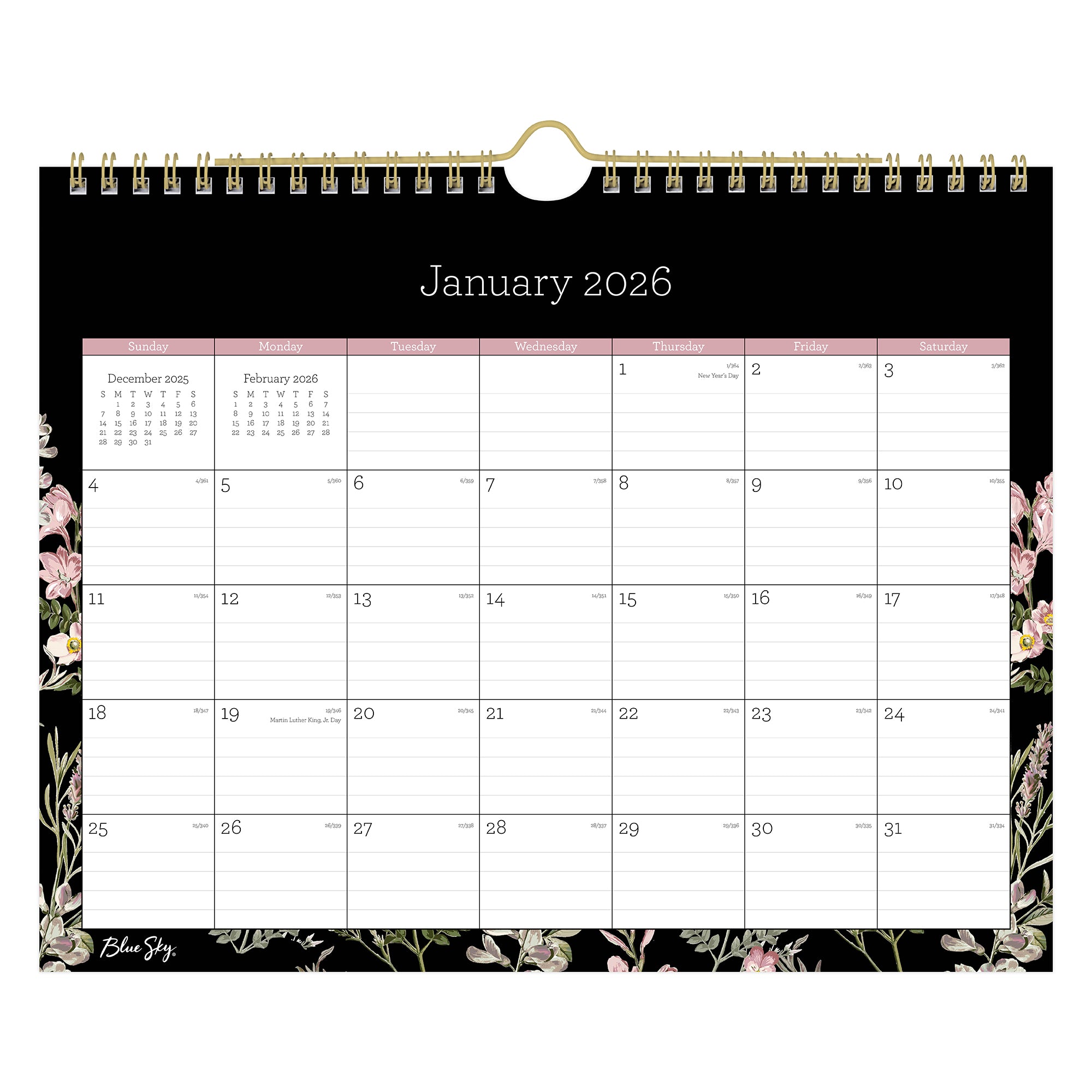 january 2026 to december 2026 monthl wall calendar