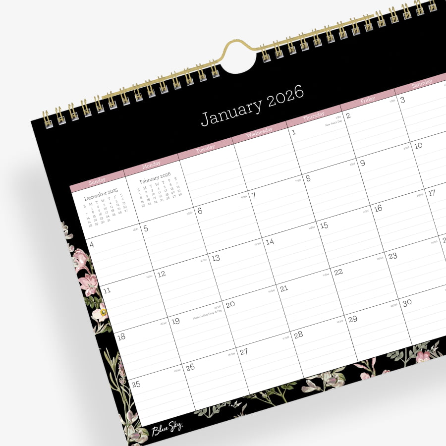 Nevaeh 2026 Wall Calendar 11x8.75