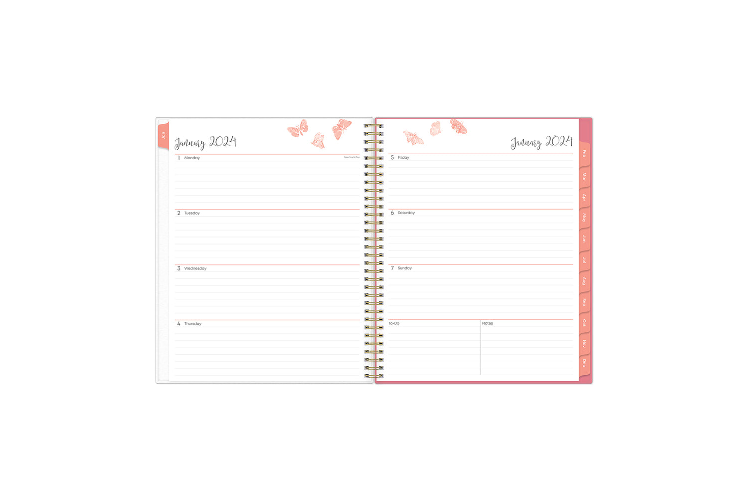 Featuring a 2024 planner from Blue Sky, this planner&