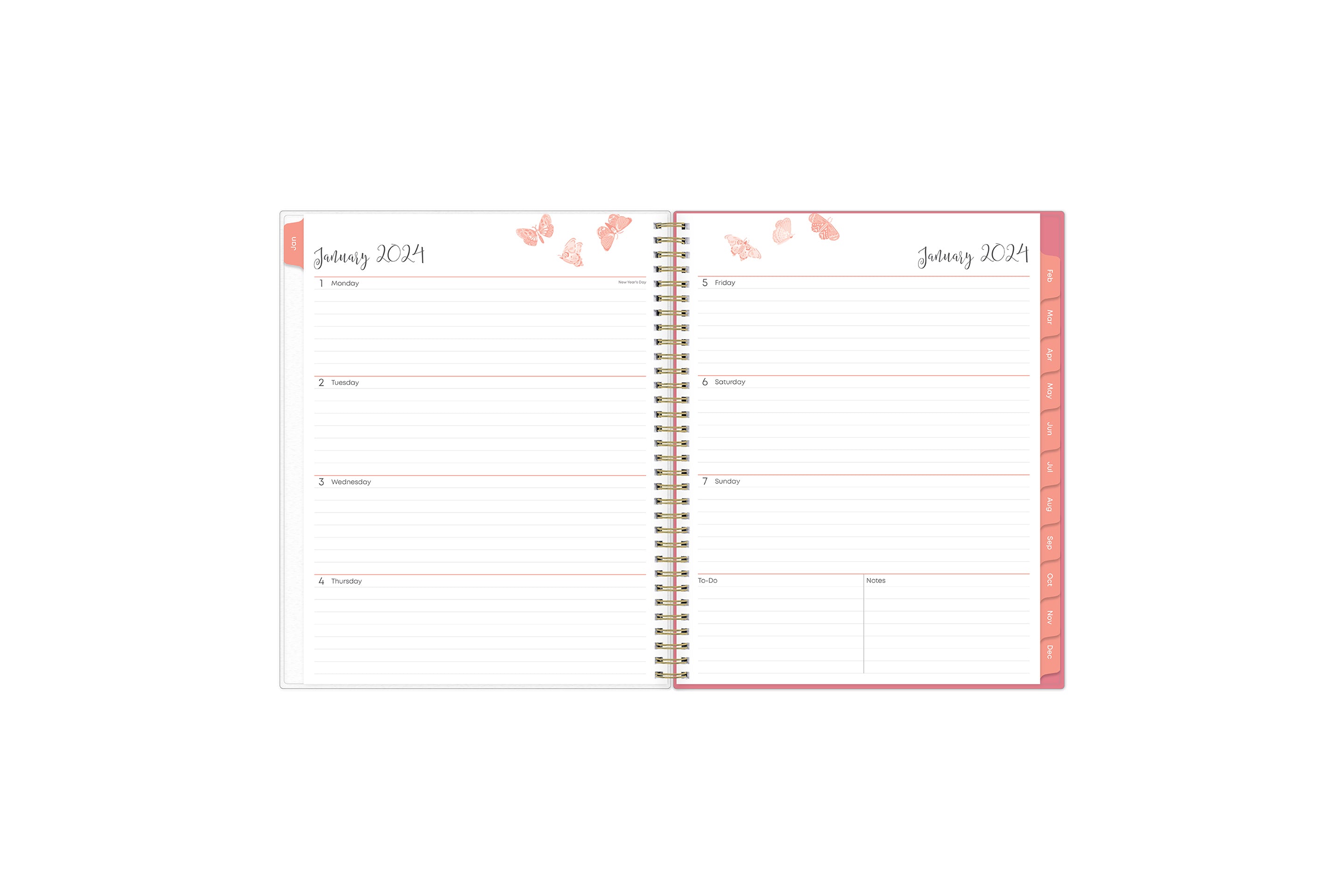 Featuring a 2024 planner from Blue Sky, this planner&