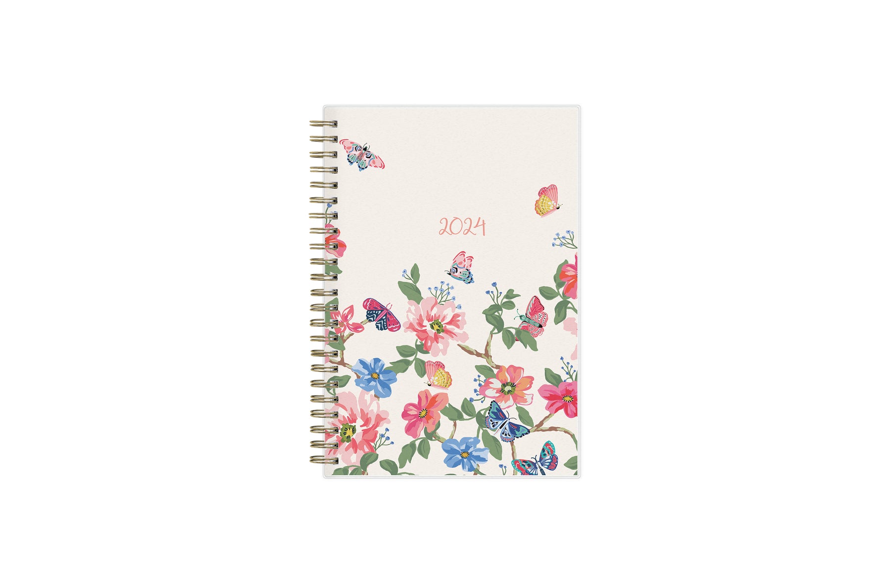 2024 Fly By 5x8 Weekly Monthly Planner Blue Sky