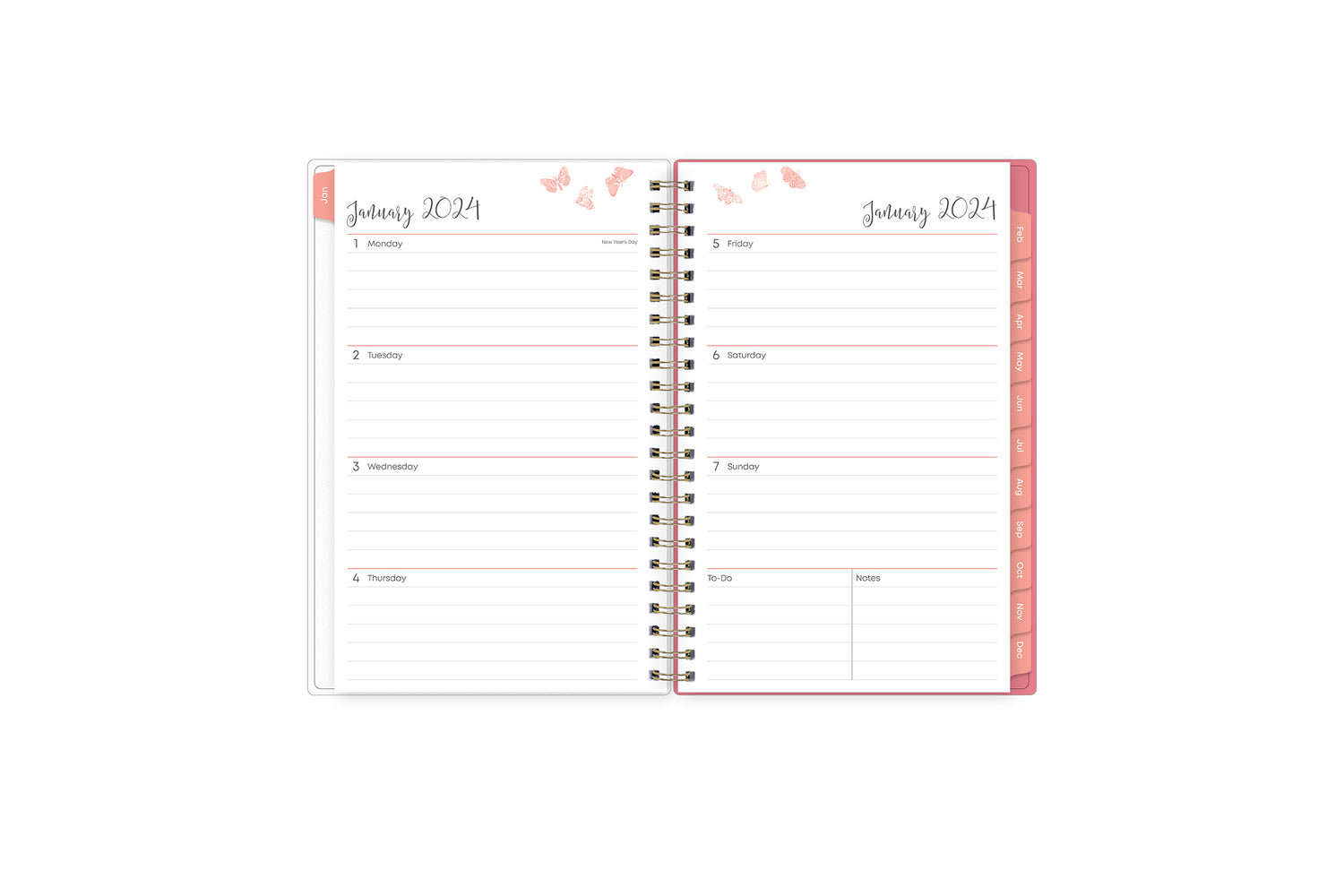 Featuring a 2024 planner from Blue Sky, this planner&