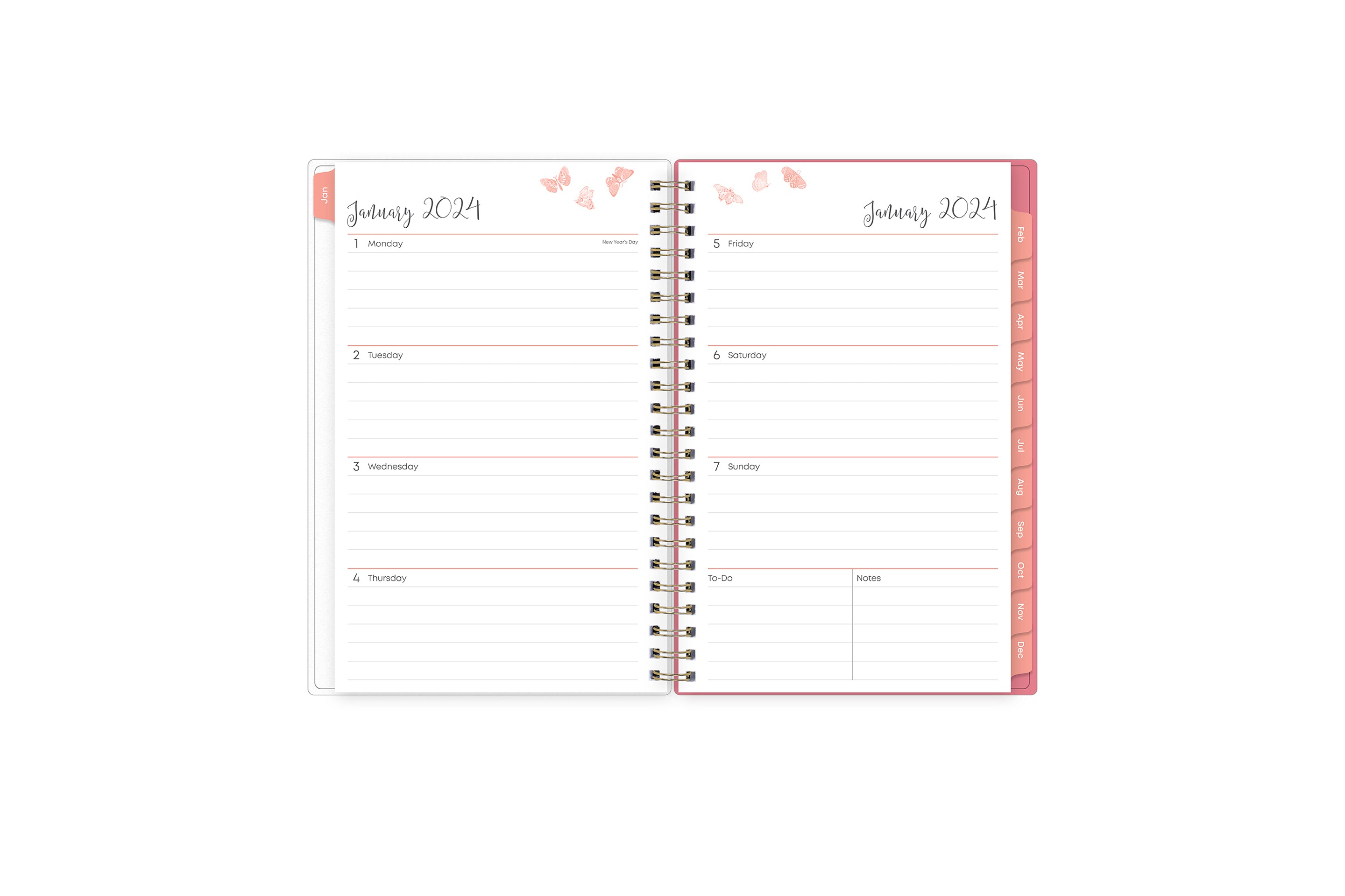 Featuring a 2024 planner from Blue Sky, this planner&