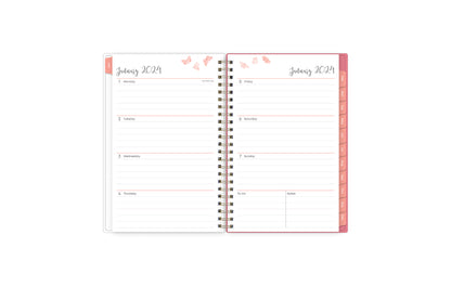 Featuring a 2024 planner from Blue Sky, this planner&