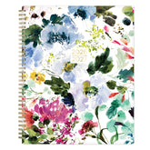 2026-2027 Floral patterned planner with colorful flowers on a white background student planner