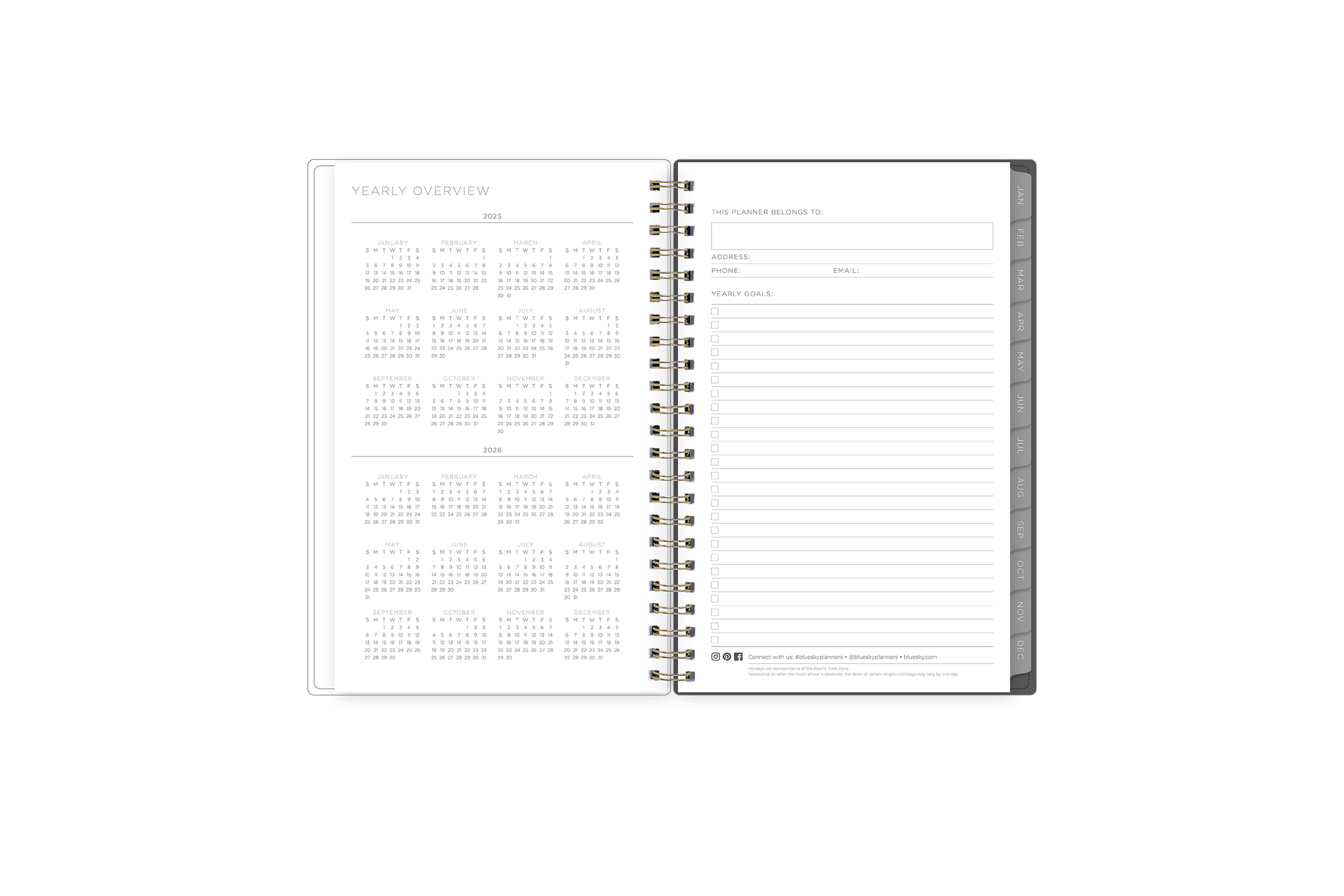 2025 Midnight Garden 5x8 Weekly Planner Kelly Ventura X Blue Sky 2025 midnight garden 5x8 weekly planner kelly ventura x blue sky